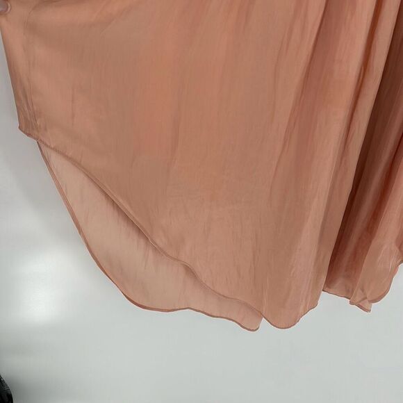 Ramy Brook Audrey Nude Pink Flowy Sleeveless Midi Dress XS - Picture 5 of 11